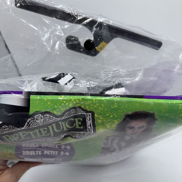 Beetlejuice Women Halloween Costume Small 2-4 Party Gothic (MISSING PANTS) NIP - Picture 13 of 13